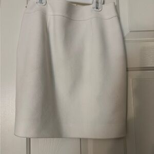 White House Black Market Classic White Pencil Skirt